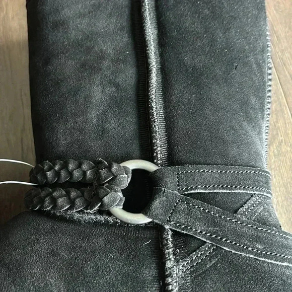 Bearpaw Adele Mid Calf,cow buck upper,wool blend faux fur lining,neverwet - Picture 4 of 14